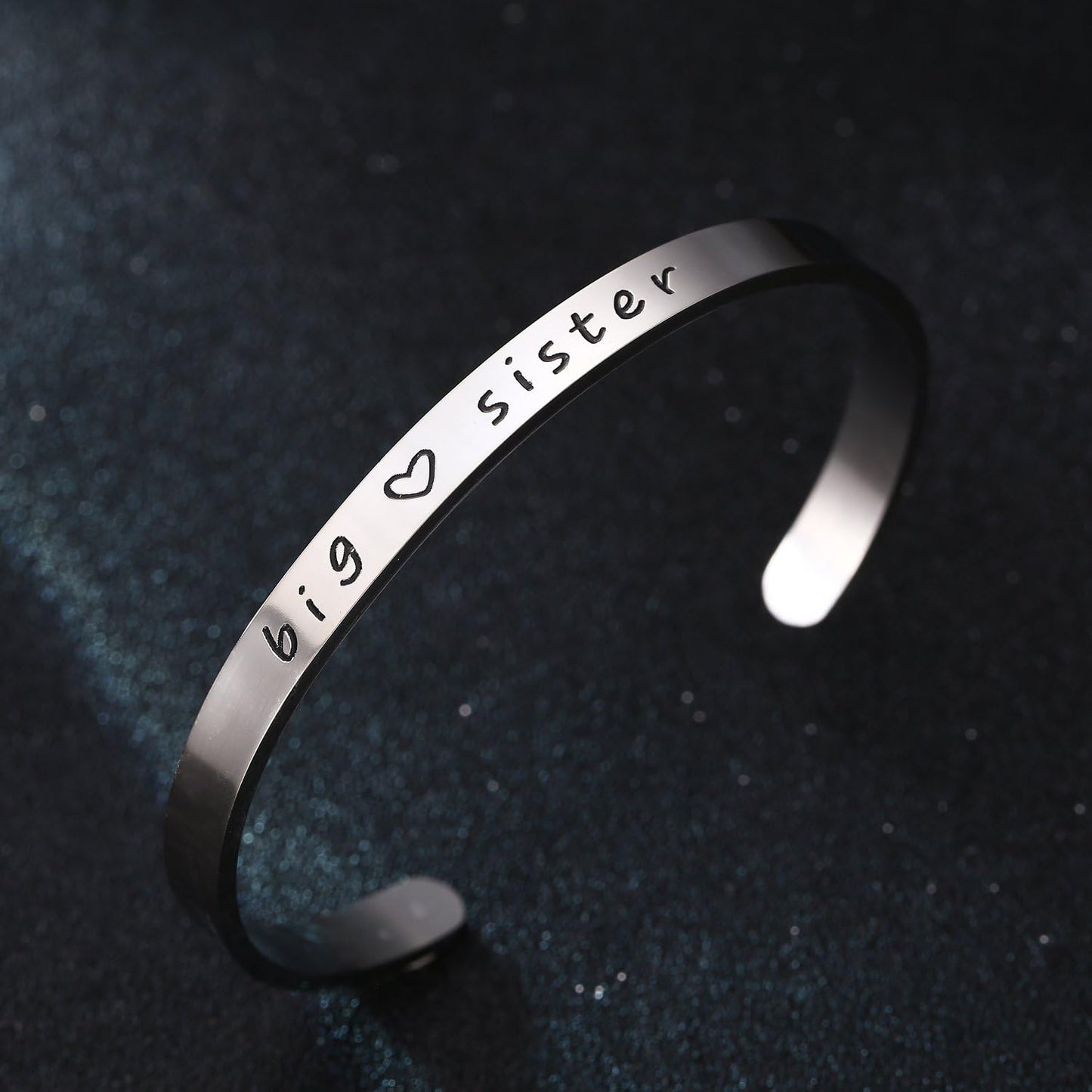 Sister Cuff Bangle Bracelet