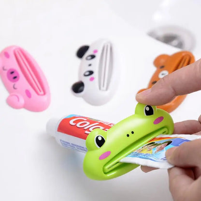 1Pcs Cute Animal Multifunction Squeezer Toothpaste Squeezer Home Commodity Bathroom Tube Cartoon Toothpaste Dispenser