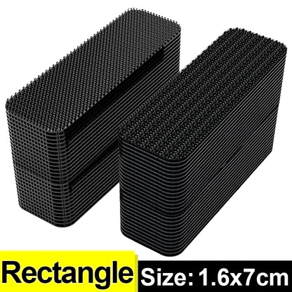 Double-Sided High Tack Carpet Fixing Stickers Set | Anti-Skid Gripper Tapes for Home Floor Rugs, Doormats & Car Foot Mats | Heavy-Duty Reusable Non-Slip Adhesive Patches
