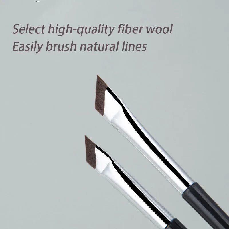 Ultra-Thin Blade Eyeliner & Precision Eyebrow Brush | Angle Flat Fine Detail Makeup Brush for Lower Lash Line, Winged Liner & Cut Crease