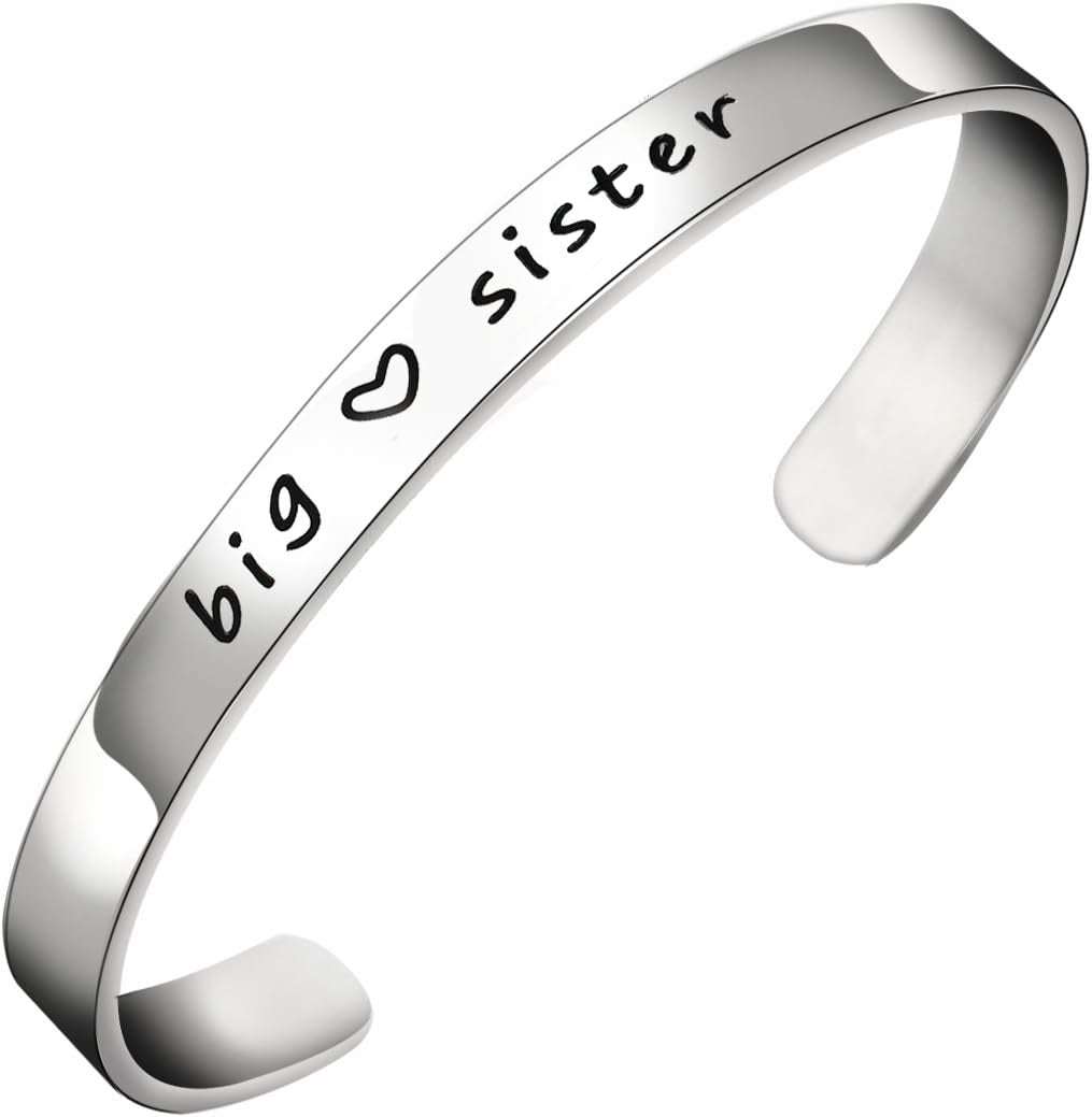 Sister Cuff Bangle Bracelet 