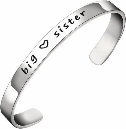 Sister Cuff Bangle Bracelet 