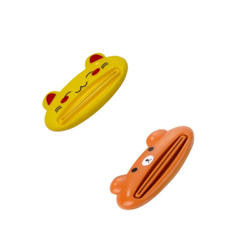 1Pcs Cute Animal Multifunction Squeezer Toothpaste Squeezer Home Commodity Bathroom Tube Cartoon Toothpaste Dispenser