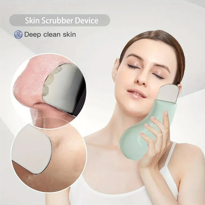 Manual Stainless Steel Blackhead Scraper & Pore Cleaner | Dual-End Facial Beauty Extractor Tool for Acne, Dead Skin & Comedone Removal | Ergonomic Skin Care Spatula