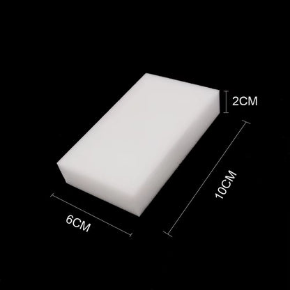 1–100 Pcs Extra Dense Magic Melamine Sponge Eraser Pack | Multi-Surface Cleaning Eraser Sponges | High-Density Dishwashing & Stain Remover Pads for Kitchen, Bathroom & Home