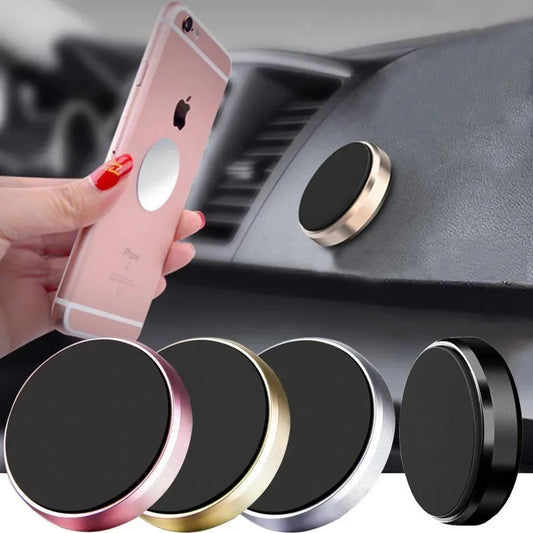 Universal Magnetic Car Phone Holder | Heavy-Duty Dashboard & Wall Mount Magnet Stand | Ultra-Strong Hands-Free Sticker Mount for All Smartphones