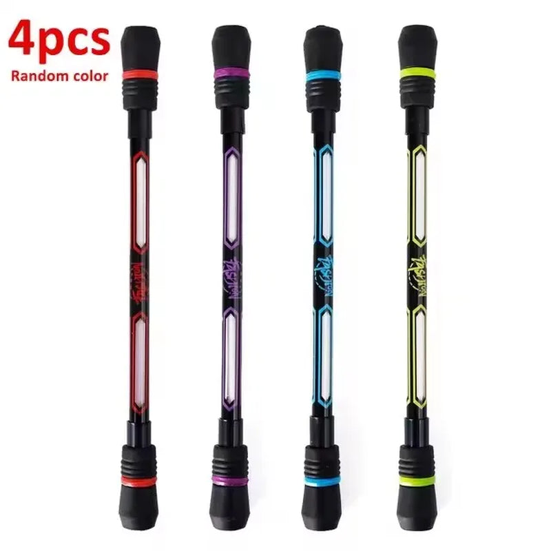 Weighted Finger Spinning Pen Set (1 or 4 Pcs) | Balanced Rotating Trick Pen for Dexterity & Brain Training | Stress Relief Fidget Toy for Students, Gamers & Office Workers