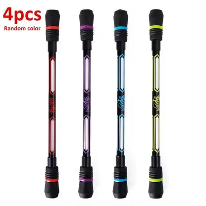 Weighted Finger Spinning Pen Set (1 or 4 Pcs) | Balanced Rotating Trick Pen for Dexterity & Brain Training | Stress Relief Fidget Toy for Students, Gamers & Office Workers
