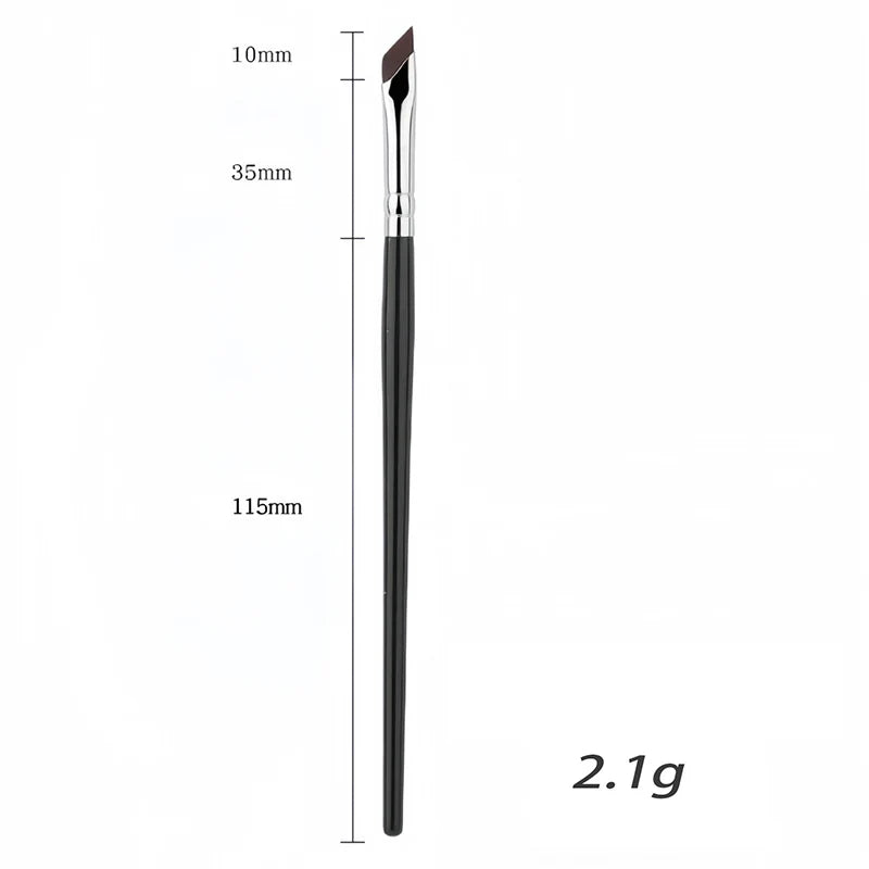 Ultra-Thin Blade Eyeliner & Precision Eyebrow Brush | Angle Flat Fine Detail Makeup Brush for Lower Lash Line, Winged Liner & Cut Crease