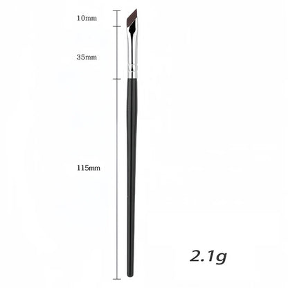 Ultra-Thin Blade Eyeliner & Precision Eyebrow Brush | Angle Flat Fine Detail Makeup Brush for Lower Lash Line, Winged Liner & Cut Crease
