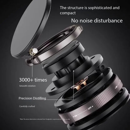 Y06 Vacuum Magnetic Phone Holder Stand | MagSafe Compatible Suction Cup Phone Mount with Adjustable Swivel Lock | Hands-Free Magnetic Mount for Car, Gym, Mirror & Smooth Surfaces