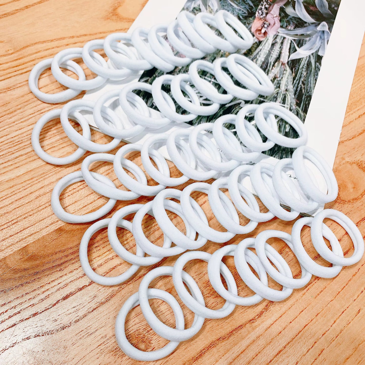 20/50/100 Pcs Kids Elastic Hair Bands & Sweet Hair Ties Set | Gentle No-Damage Scrunchies & Ponytail Holders for Girls, Toddlers & Fine Hair