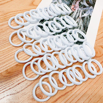 20/50/100 Pcs Kids Elastic Hair Bands & Sweet Hair Ties Set | Gentle No-Damage Scrunchies & Ponytail Holders for Girls, Toddlers & Fine Hair