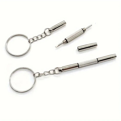 1/3/5/10 Pcs Portable Eyeglass Repair Screwdriver Keychain | Mini Multi-Purpose Precision Tool Set for Glasses, Sunglasses, Watches & Phone Hardware | Emergency Pocket Repair Kit