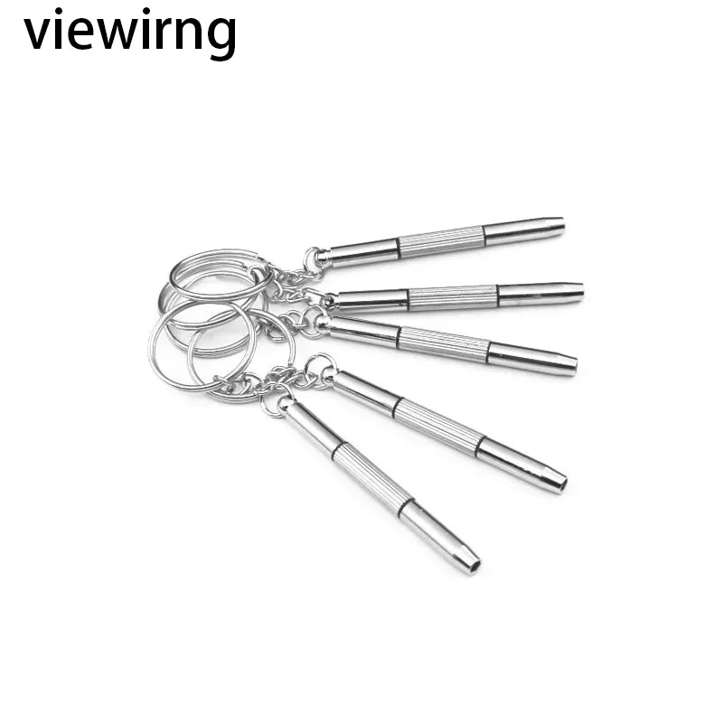 1/3/5/10 Pcs Portable Eyeglass Repair Screwdriver Keychain | Mini Multi-Purpose Precision Tool Set for Glasses, Sunglasses, Watches & Phone Hardware | Emergency Pocket Repair Kit