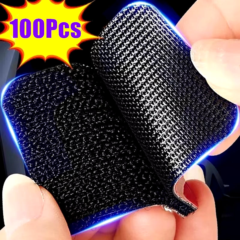 Double-Sided High Tack Carpet Fixing Stickers Set | Anti-Skid Gripper Tapes for Home Floor Rugs, Doormats & Car Foot Mats | Heavy-Duty Reusable Non-Slip Adhesive Patches