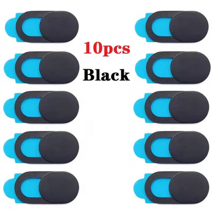 Ultra-Thin Sliding Webcam Cover Set (1/5/10/20 Pcs) | Universal Anti-Spy Laptop Camera Privacy Slider | Camera Cover Sticker for MacBook, iPad, PC, iPhone, Tablet & Lenses