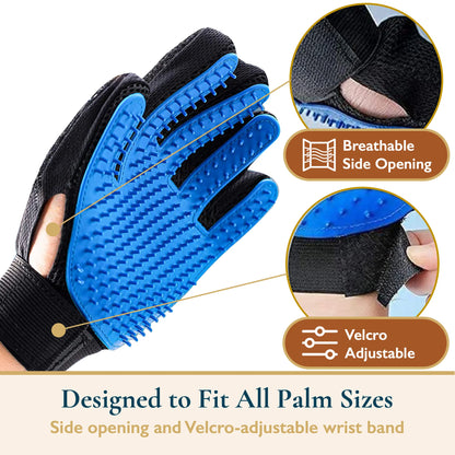Ultimate Pet Hair Remover Roller & Grooming Gloves Set