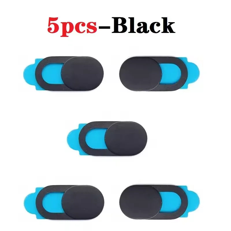 Ultra-Thin Sliding Webcam Cover Set (1/5/10/20 Pcs) | Universal Anti-Spy Laptop Camera Privacy Slider | Camera Cover Sticker for MacBook, iPad, PC, iPhone, Tablet & Lenses