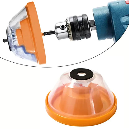 Electric Drill Dust Cover Collector & Vacuum Bowl | Universal Power Tool Dust-Proof Device for Hole Saws & Drill Bits | Mess-Free Home Drilling Accessory