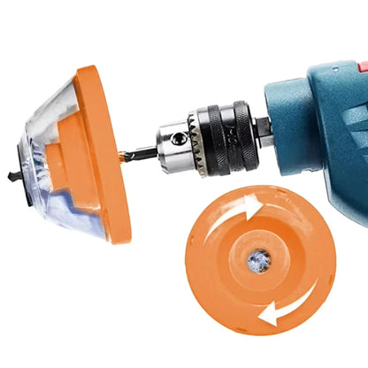 Electric Drill Dust Cover Collector & Vacuum Bowl | Universal Power Tool Dust-Proof Device for Hole Saws & Drill Bits | Mess-Free Home Drilling Accessory